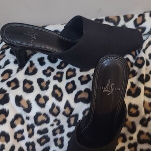 Life Stride Black Mules for Women